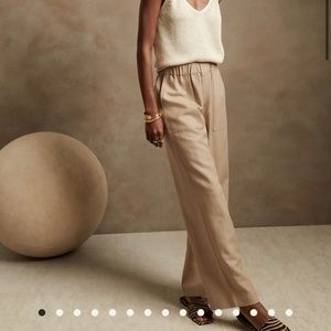 Banana Republic Linen Pant, Small Tall